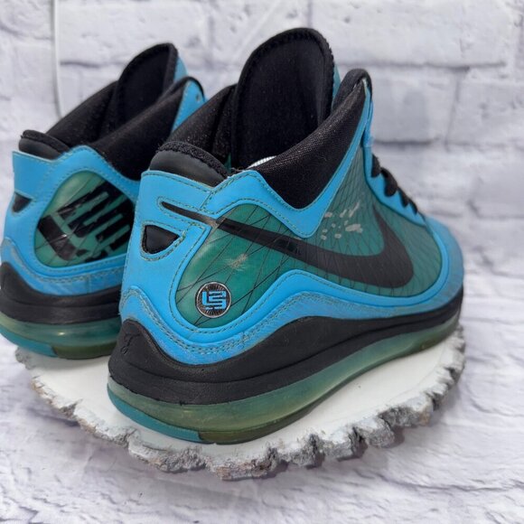 Nike Air Max 2010 LeBron 7 \'All Star\' Shoes Men\'s Size 11 Chlorine Blue Flywire main image 4